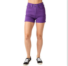 Load image into Gallery viewer, Judy Blue purple short