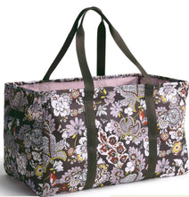 Load image into Gallery viewer, Large utility tote Subtle Bouquet in Ripstop Polyester