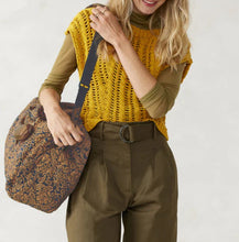 Load image into Gallery viewer, Miramar weekender in Lotus Montage Roasted Pecan in Nylon