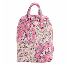 Load image into Gallery viewer, Mini totepack in Botanical Paisley Pink Patchwork