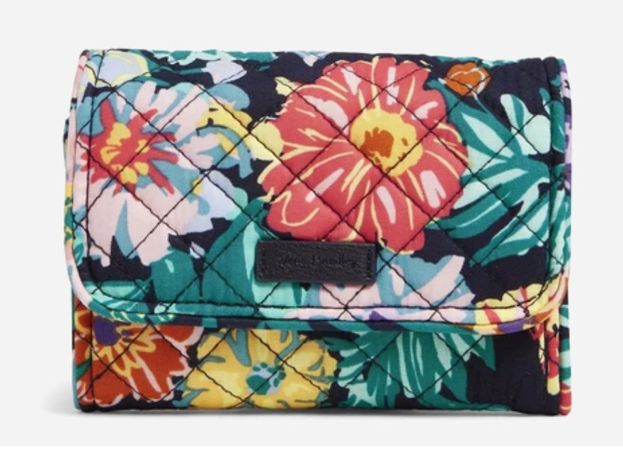 In Bloom Flower Small Compact Wallet