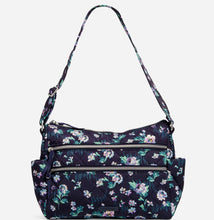 Load image into Gallery viewer, Triple Zip Shoulder Bag in Performance Twill