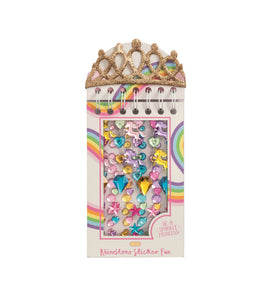 Rhinestone sticker & crown set