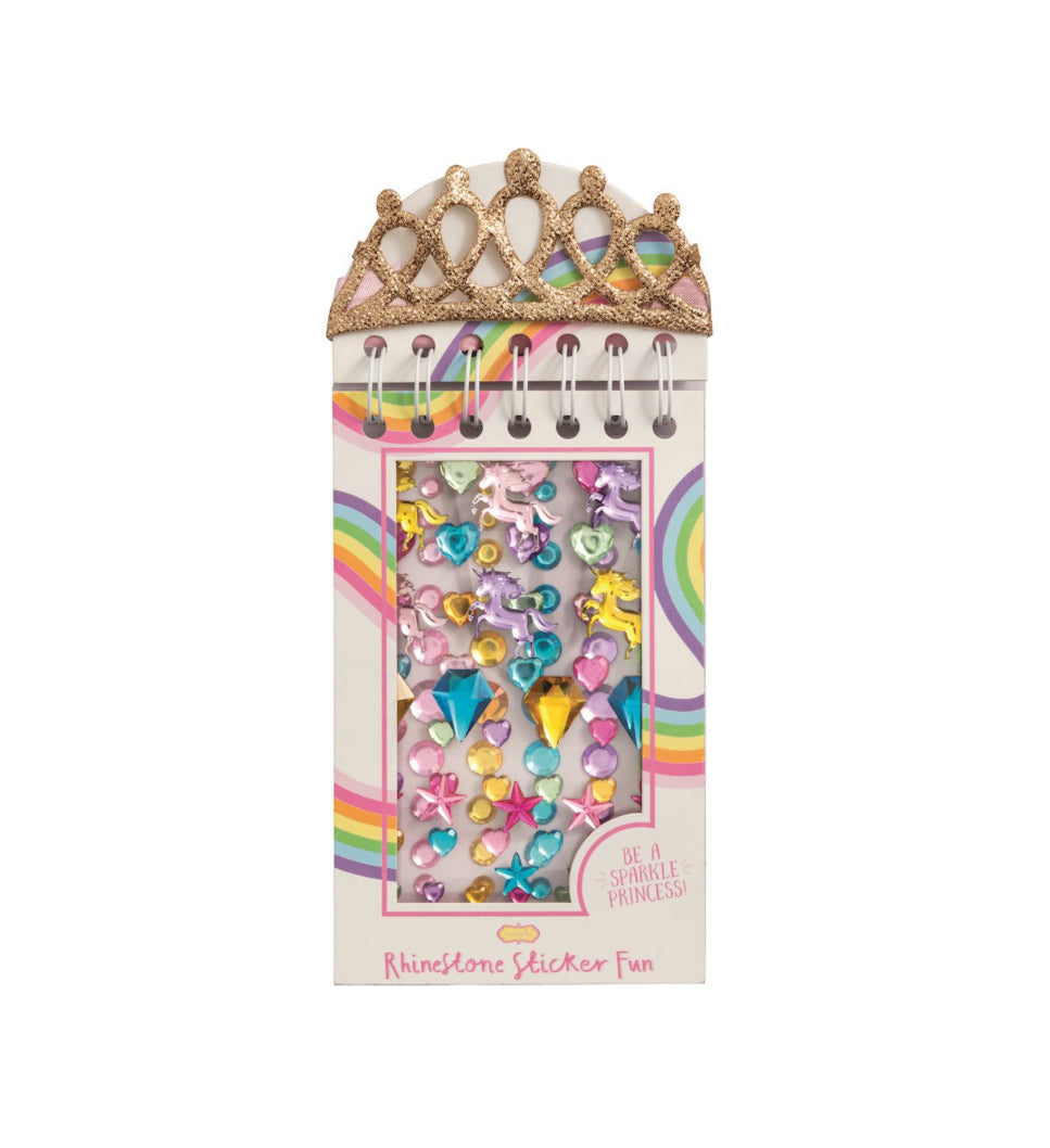 Rhinestone sticker & crown set