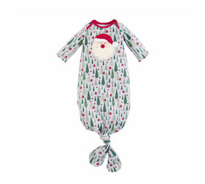 Santa PJ gown 0-3 mo