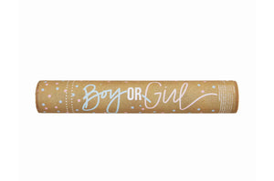 Gender reveal popper