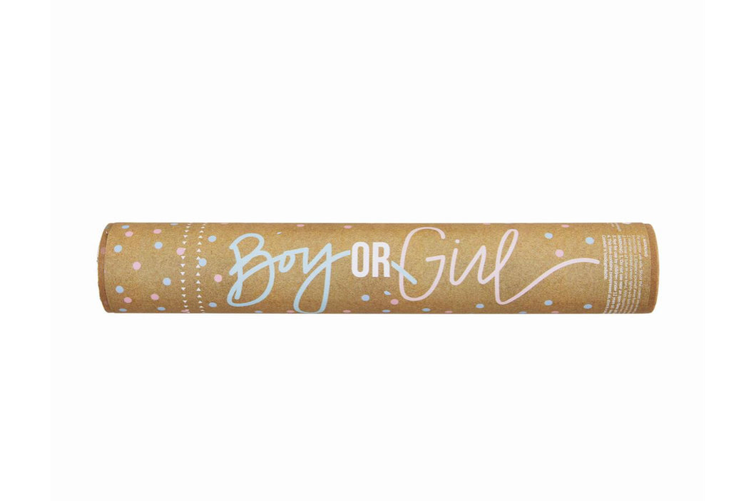Gender reveal popper