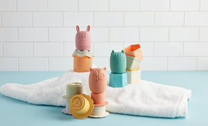 Bath toy stacking set
