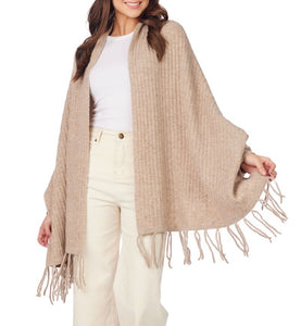 Cardigan wrap beige