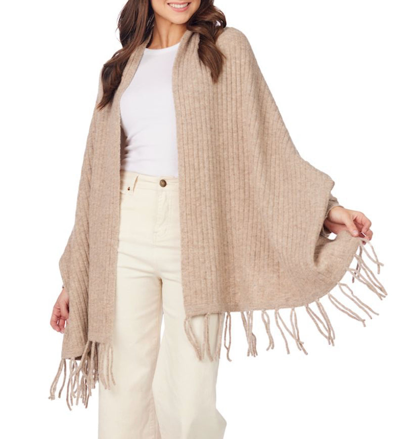 Cardigan wrap beige