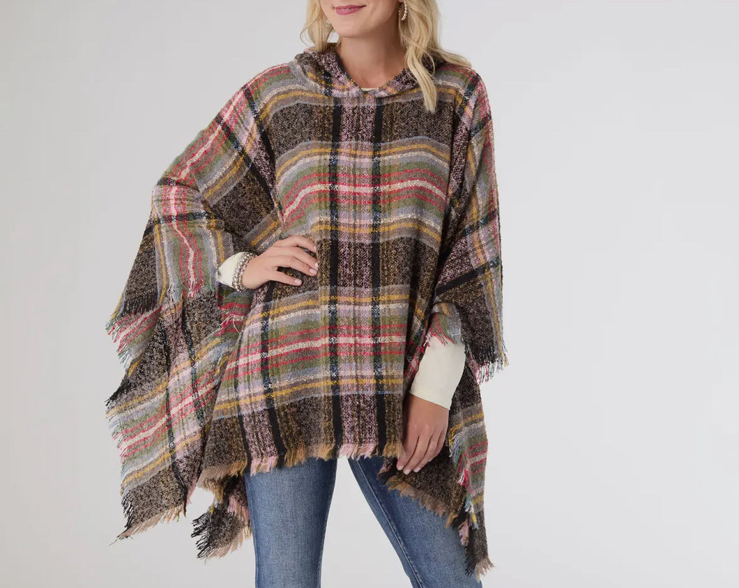 Hooded poncho