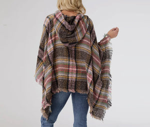 Hooded poncho