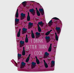 Drink better oven mitt