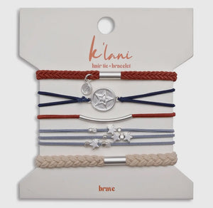 K’Lani hair tie bracelet brave