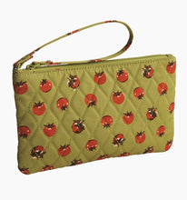 Load image into Gallery viewer, Zip wristlet tiny tomato
