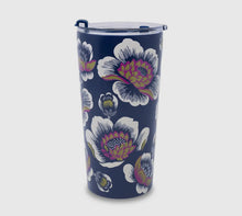 Load image into Gallery viewer, Stainless steel thermal mug Seurat floral

