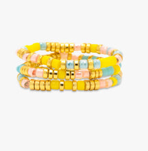 Load image into Gallery viewer, Sunset beach stretch ring set
