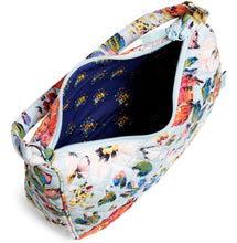 Load image into Gallery viewer, Frannie crescent crossbody in sea air floral
