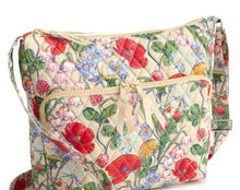 Load image into Gallery viewer, Harwick large messenger in all the pretty wildflowers
