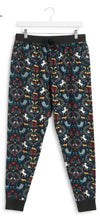 Load image into Gallery viewer, Jogger pajama pant in Enchanting Dream
