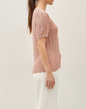 Load image into Gallery viewer, Pointelle sweater top
