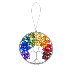 Rainbow Tree of Life Ornament