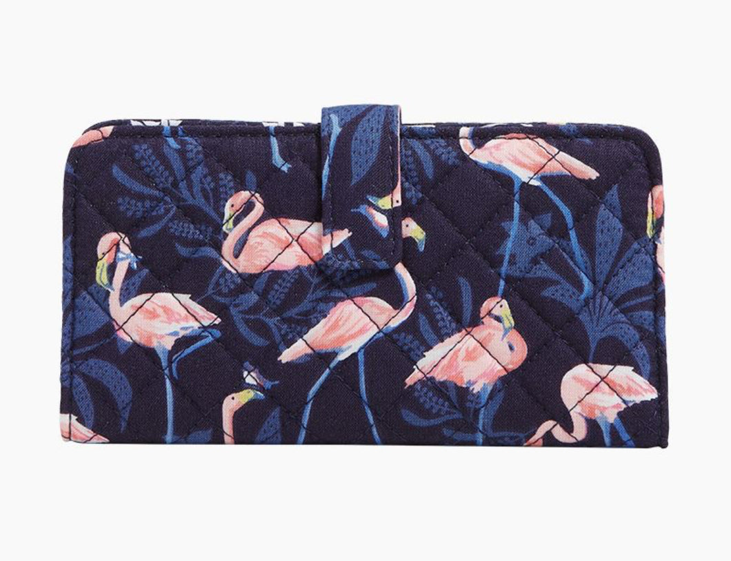 RFID Finley Wallet in Flamingo Party