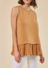 Load image into Gallery viewer, Ruffle bottom burnout top
