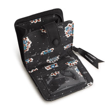 Load image into Gallery viewer, Small Deluxe Tab Wallet Moonless Night in Premium Cotton
