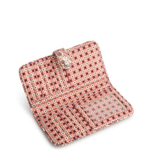 Load image into Gallery viewer, Tab Wallet Melissa Ditsy in Premium Cotton
