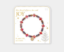 Load image into Gallery viewer, Joyful Christmas stretch bracelet
