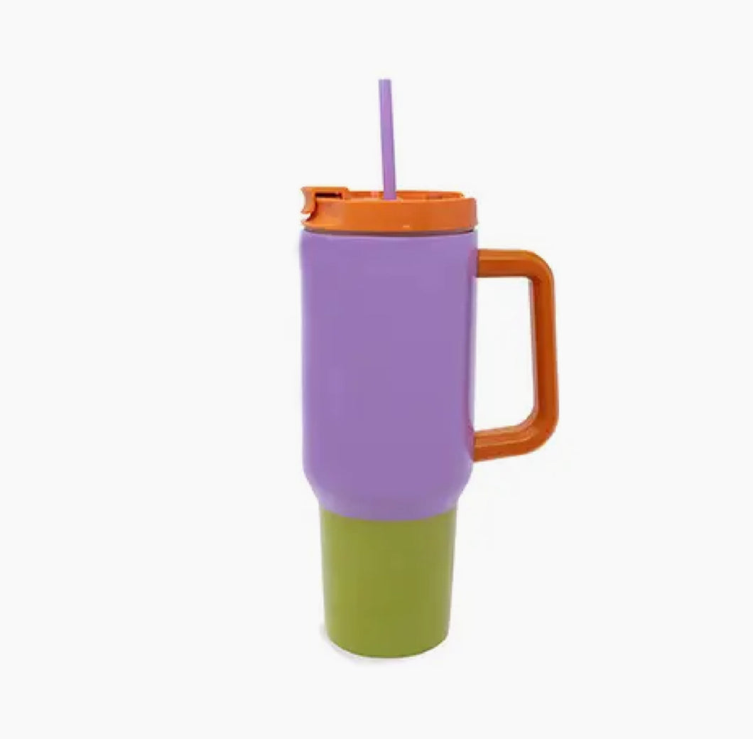 40 oz. Tumbler in Kew Gardens Colorblock