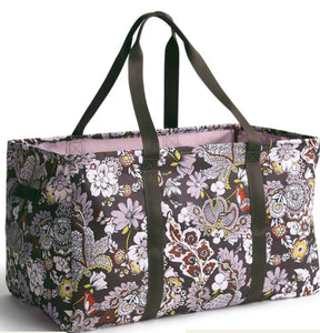 Large utility tote Subtle Bouquet in Ripstop Polyester