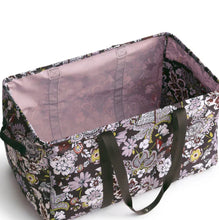 Load image into Gallery viewer, Large utility tote Subtle Bouquet in Ripstop Polyester
