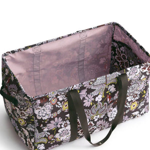 Large utility tote Subtle Bouquet in Ripstop Polyester