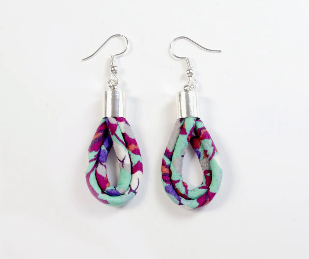 House bloom drop earring