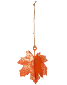 Maple leaf ornament