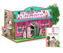 Load image into Gallery viewer, Snow White&#39;s Sweet Shop Book and Playset
