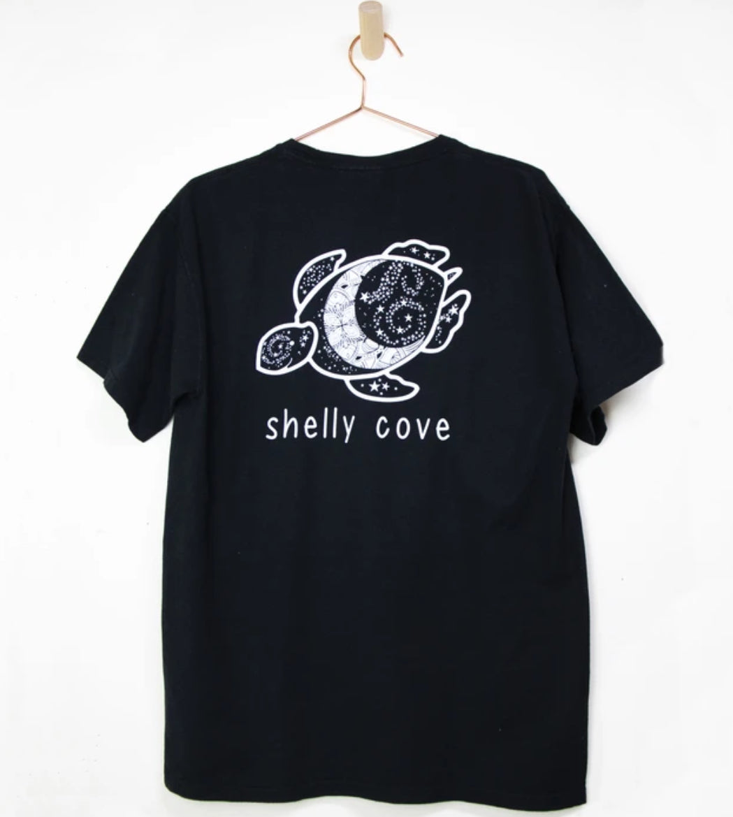 Shelly Cove Moon Mandala Short Sleeve Tee