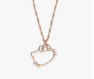 Hello kitty opal pendent necklace