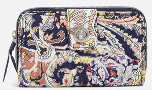 RFID Turnlock Wallet in Performance Twill