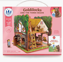Load image into Gallery viewer, Goldilocks and the Three Bears Book and Play Set
