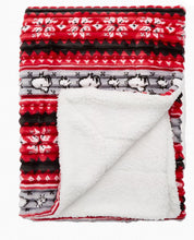 Load image into Gallery viewer, Peanuts® Cozy Life Throw Blanket in Snoopy Fair Isle
