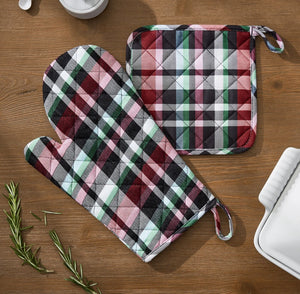 Pot Holder and Oven Mitt Set