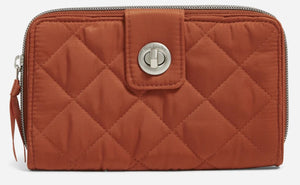 RFID Turnlock Wallet in Performance Twill